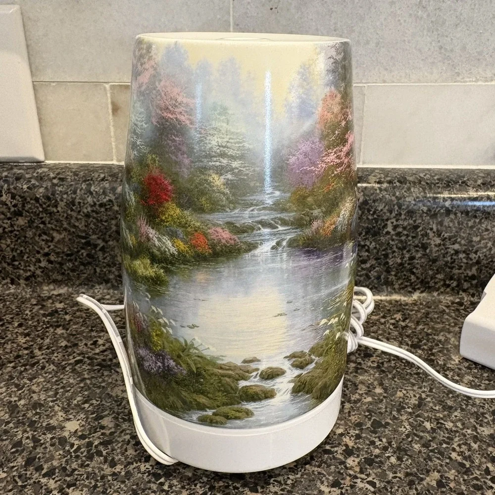 Thomas Kinkade Harmony of Life Essential Oil Diffuser Bradford Exchange Garden